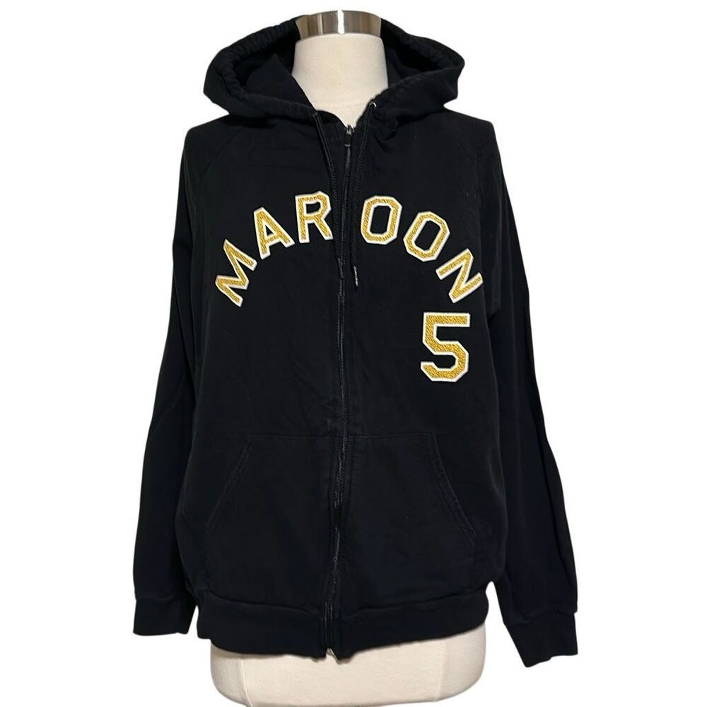 American Apparel - Maroon 5 Hoodie Sz Med - Picture 3 of 6